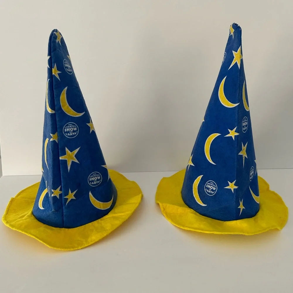 🦋 5/$25 - (2008) Ringling Brothers ‘Greatest Show On Earth’ Circus Wizard Hats